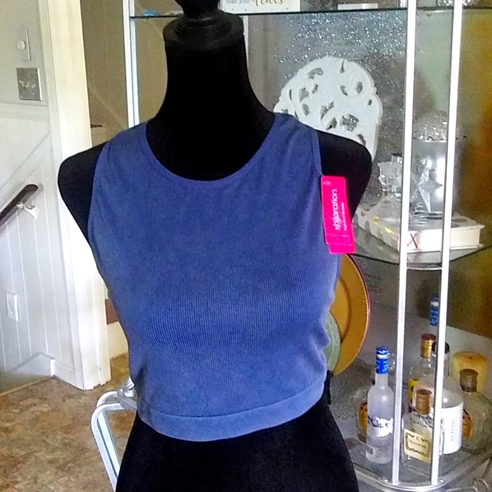 High neck pullover bralette